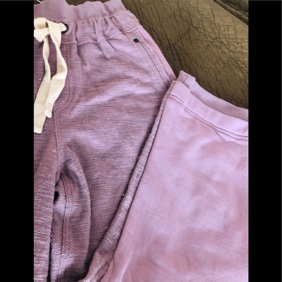 NWT*FREE PEOPLE JOGGER SWEATPANTS*"HEARTBEAT PANT “PARCHMENT PINK” XS*MSRP$219 - Picture 16 of 16
